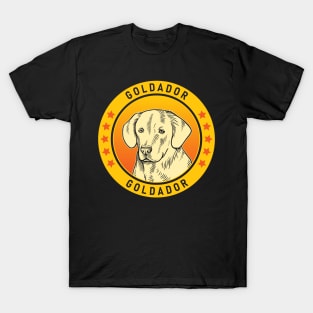 Goldador Dog Portrait T-Shirt